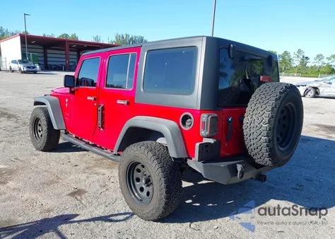 2017 Jeep Wrangler Unlimited Sport 4X4 из США, поврежденный, VIN 1C4BJWDG2HL719163